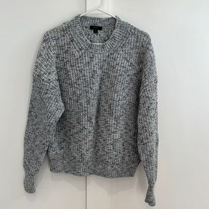 Size Medium; J.Crew Blue Marble Knit Sweater